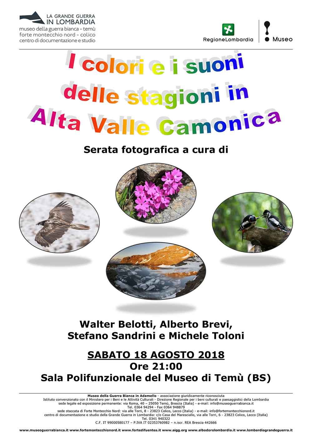 I colori e i suoni delle stagioni in Alta Valle Camonica