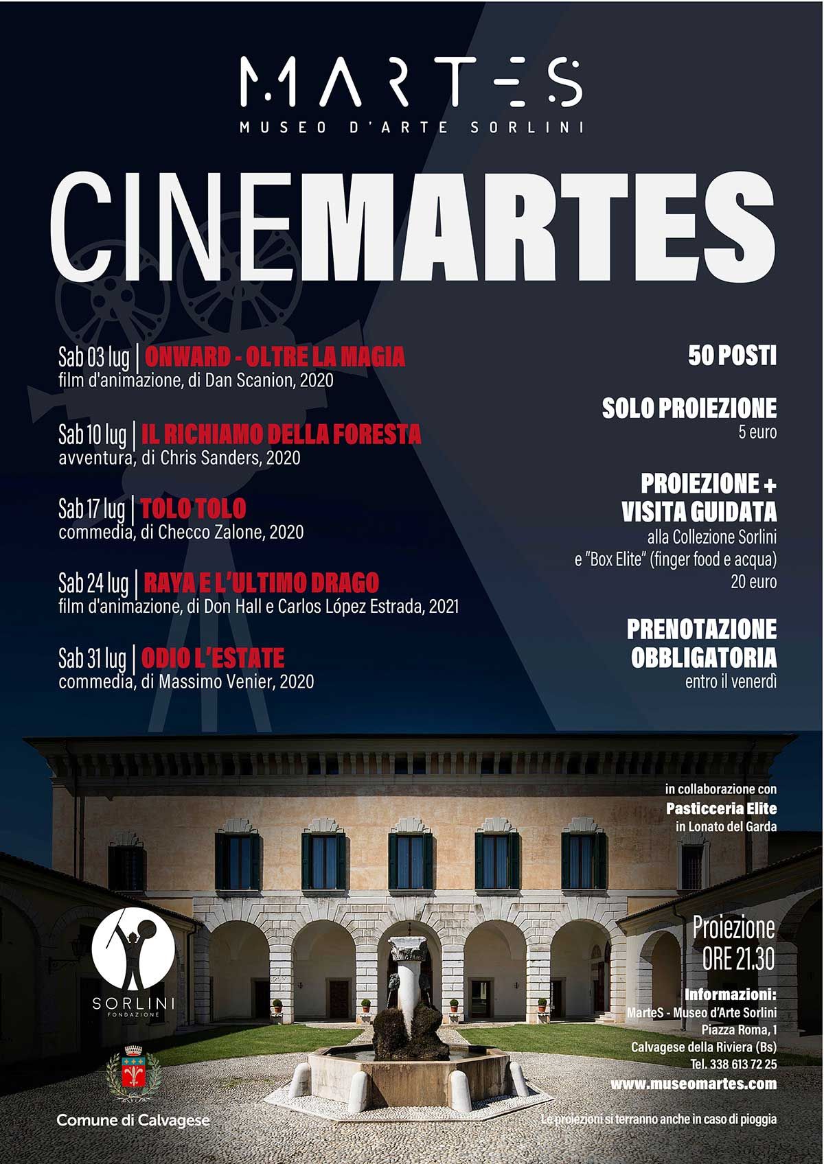 CINEMarteS_2021 rassegna cinema all'aperto al MarteS