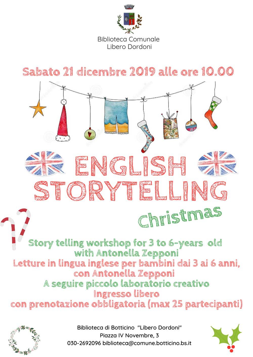 english storytelling a Botticino