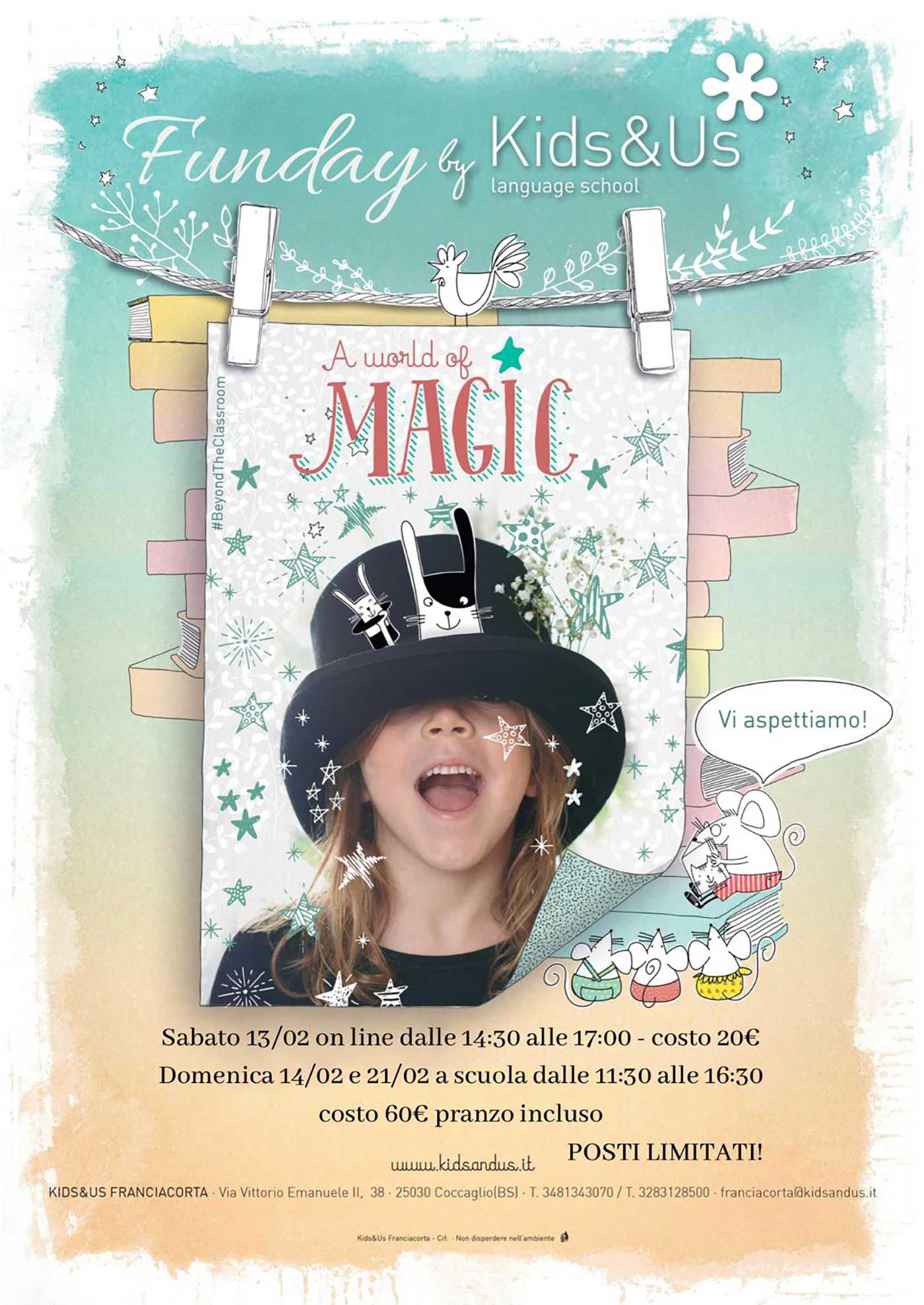 Laboratorio di magia in inglese con Kids&Us Coccaglio