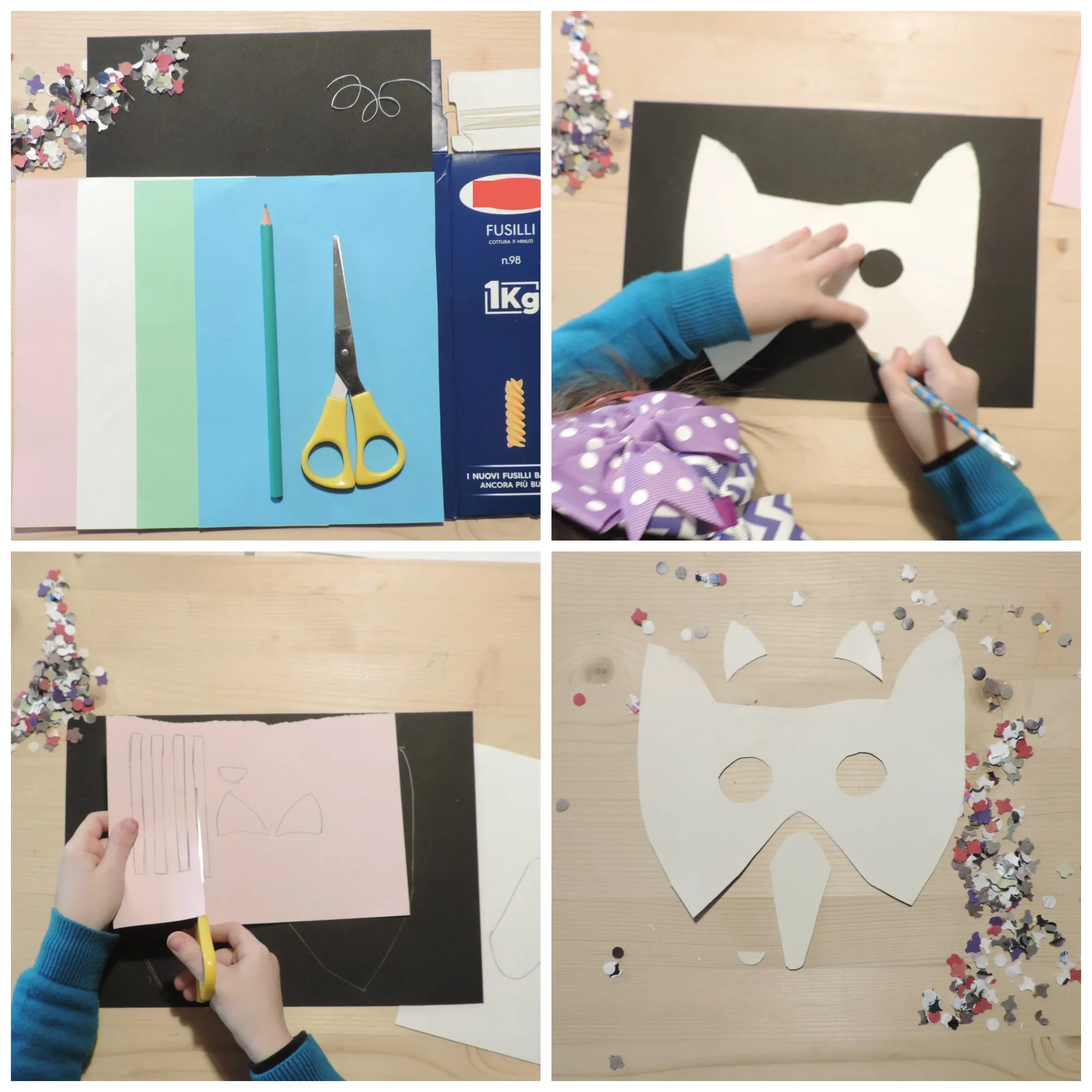 Mascherine di Carnevale fai da te! mascherinefaidate-stellegemelle