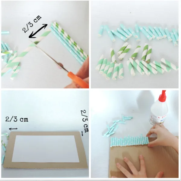 Una cornice fai da te per la festa del papà cornice fai da te- passaggi -stellegemelle