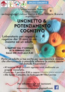 Villa Carcina - Uncinetto e potenziamento cognitivo @ Spazio Comunità di Villa Carcina. | Ghedi | Lombardia | Italia