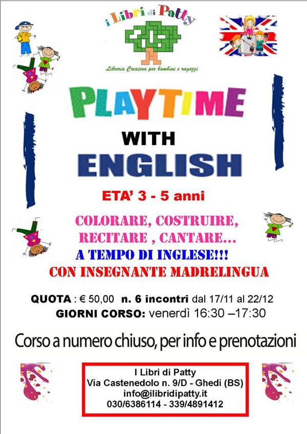 Playtime with English 3-5 anni