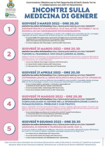 Darfo - Medicina di genere @ online piattaforma GoToMeeting | Darfo Boario Terme | Lombardia | Italia