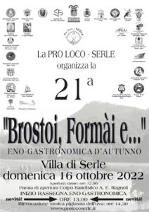 Brostoi, Formai, e... a Serle @ Serle | Serle | Lombardia | Italia