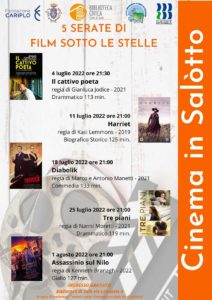 Cinema sotte lo stelle a Salò @ piazzale biblioteca Salò | Salò | Lombardia | Italia