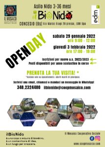 Concesio - Open day ilBioNido @ Il Bio Nido