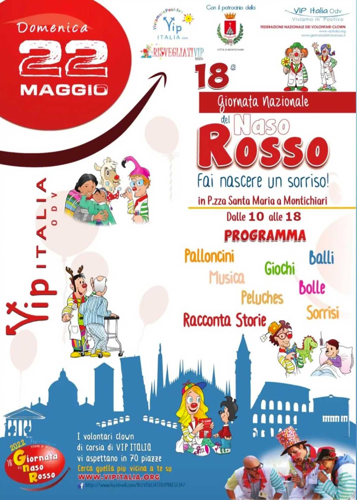 Montichiari – Giornata del Naso Rosso 2022 | Bresciabimbi