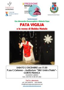 Corte Franca - Fata Vigilia e le renne di Babbo Natale @ Auditorium "1861 - Unità d'Italia"