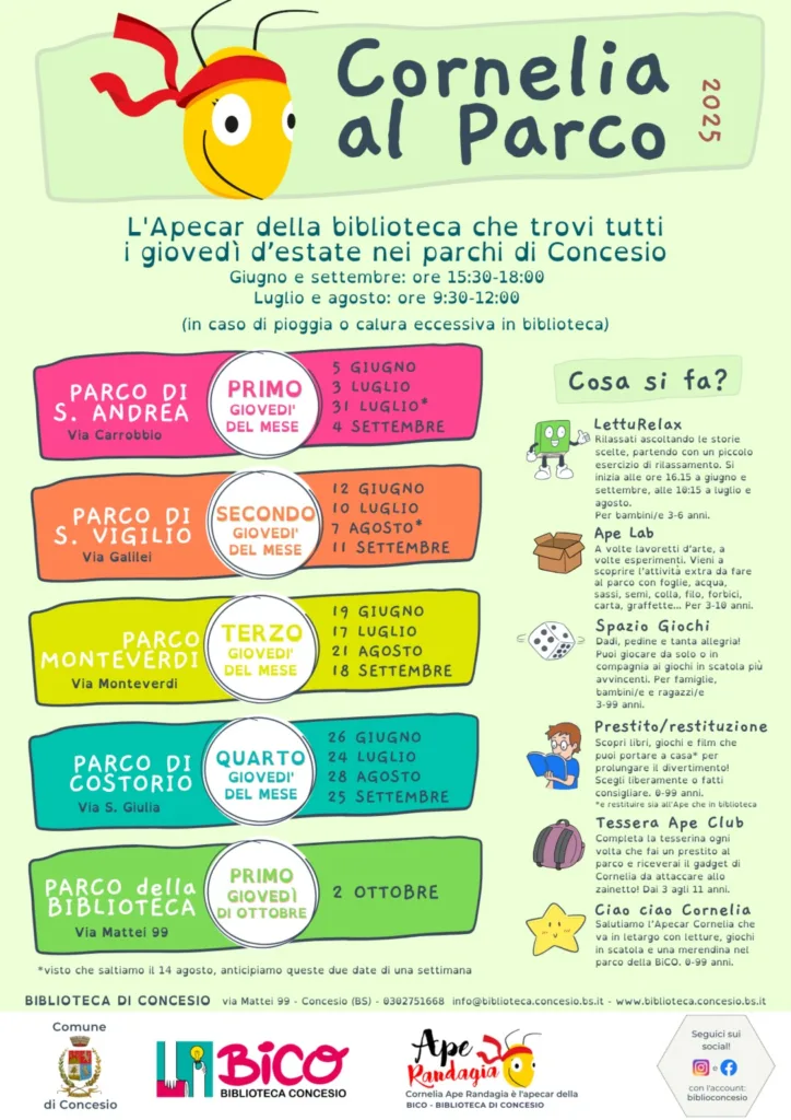 Cornelia al Parco – al Parco della Biblioteca