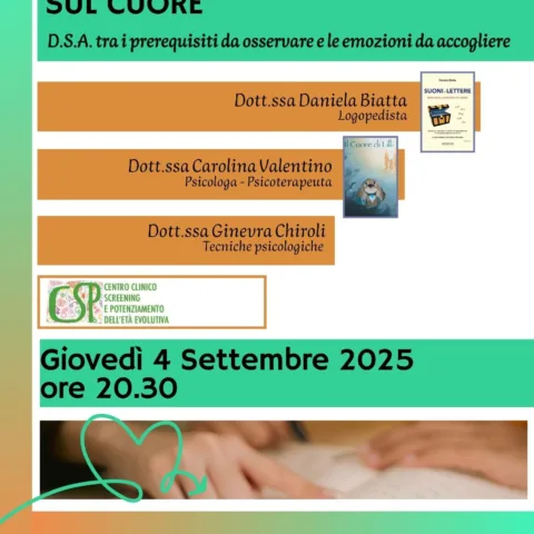 DSA tra i prerequisiti da osservare, emozioni da accogliere