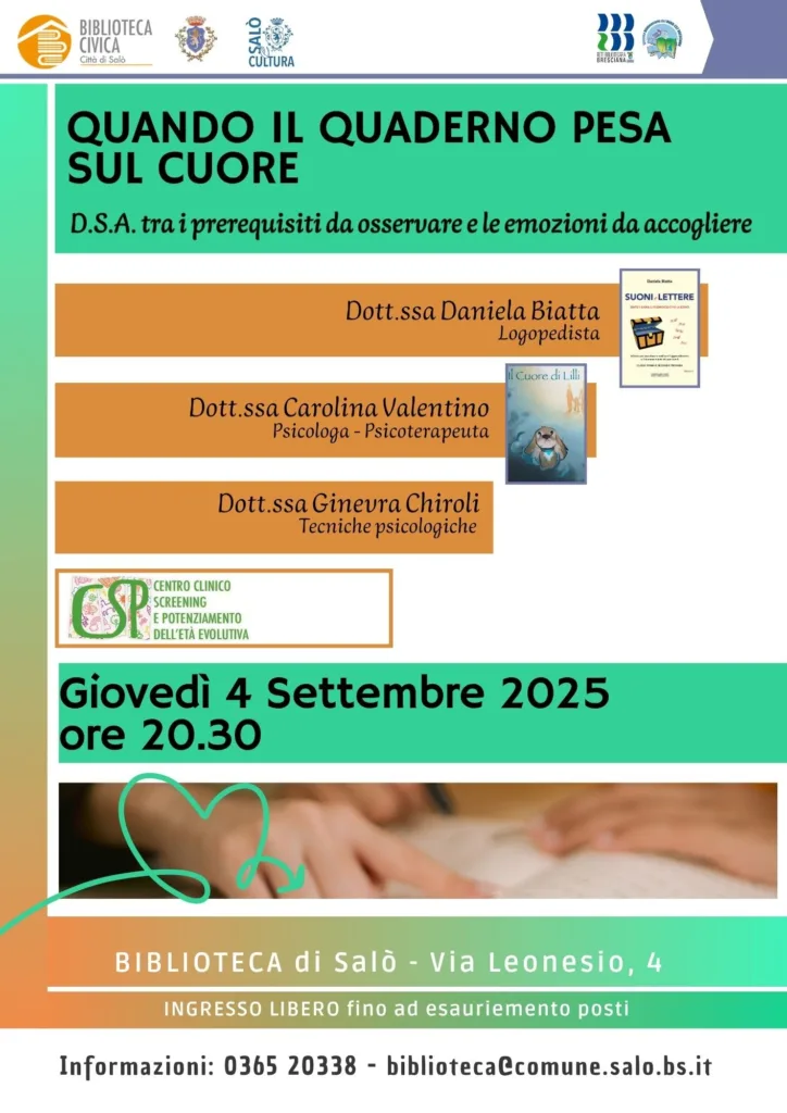 DSA tra i prerequisiti da osservare, emozioni da accogliere