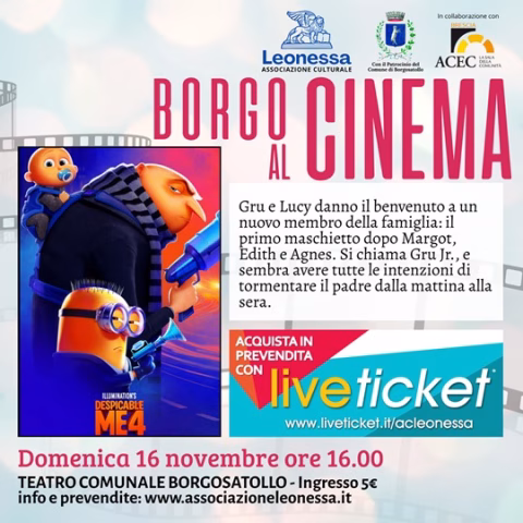 Borgo al cinema - Cattivissimo me 4