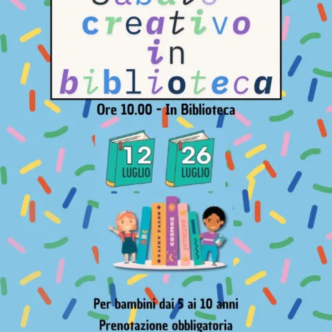 Sabato Creativo in Biblioteca