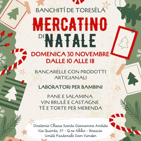 Mercatino di Natale Banchití de Toresèla